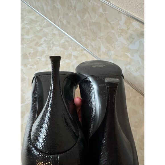 Sergio Rossi Peep Toe Heels - Picture 6 of 8